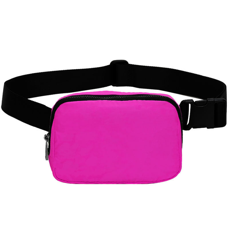 Wholesale Waist bag nylon waterproof chest bag outdoor sports running mobile phone bag versatile crossbody men and women